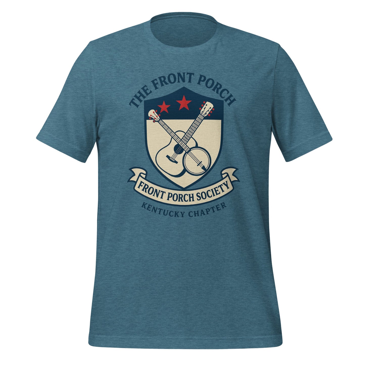 Kentucky Crest T-Shirt | The Front Porch Society Design | Classic - Bluegrass Elite Apparel LLC