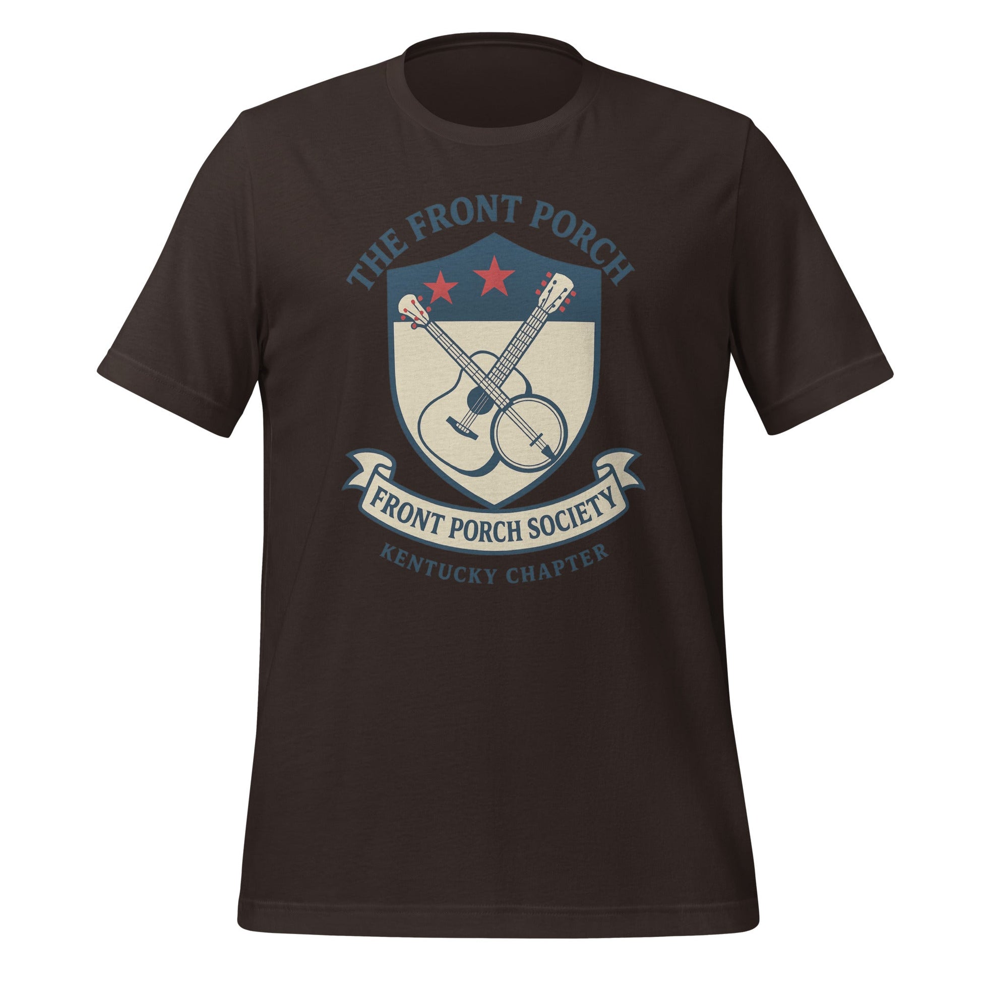 Kentucky Crest T-Shirt | The Front Porch Society Design | Classic - Bluegrass Elite Apparel LLC