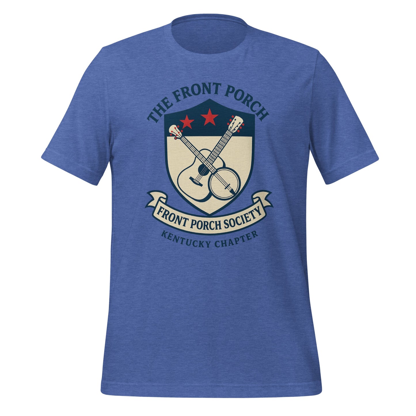 Kentucky Crest T-Shirt | The Front Porch Society Design | Classic - Bluegrass Elite Apparel LLC