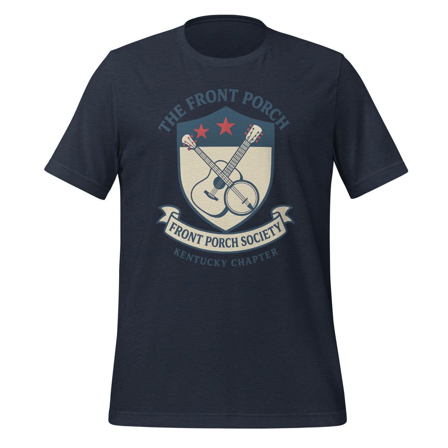 Kentucky Crest T-Shirt | The Front Porch Society Design | Classic - Bluegrass Elite Apparel LLC