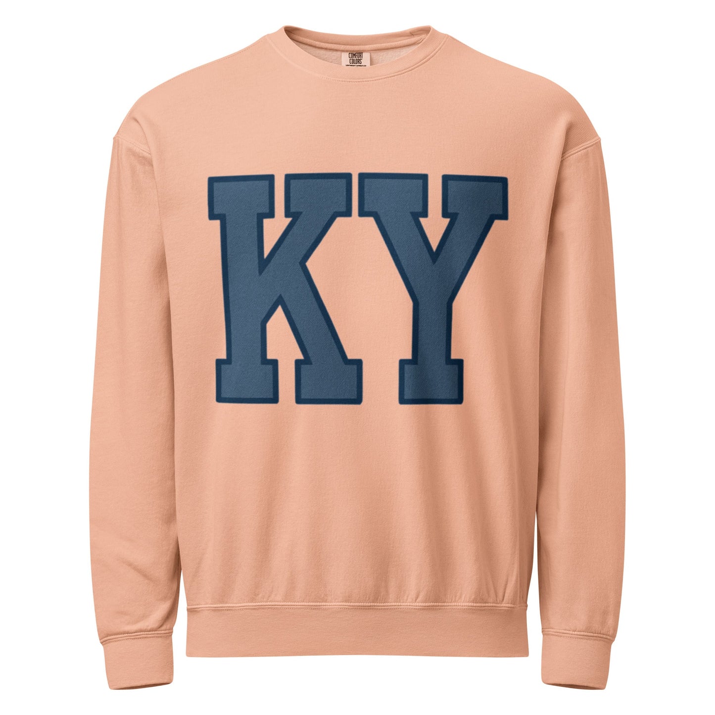 Kentucky Crewneck Sweatshirt | Vintage Garment - Dyed Fleece - Bluegrass Elite Apparel LLC
