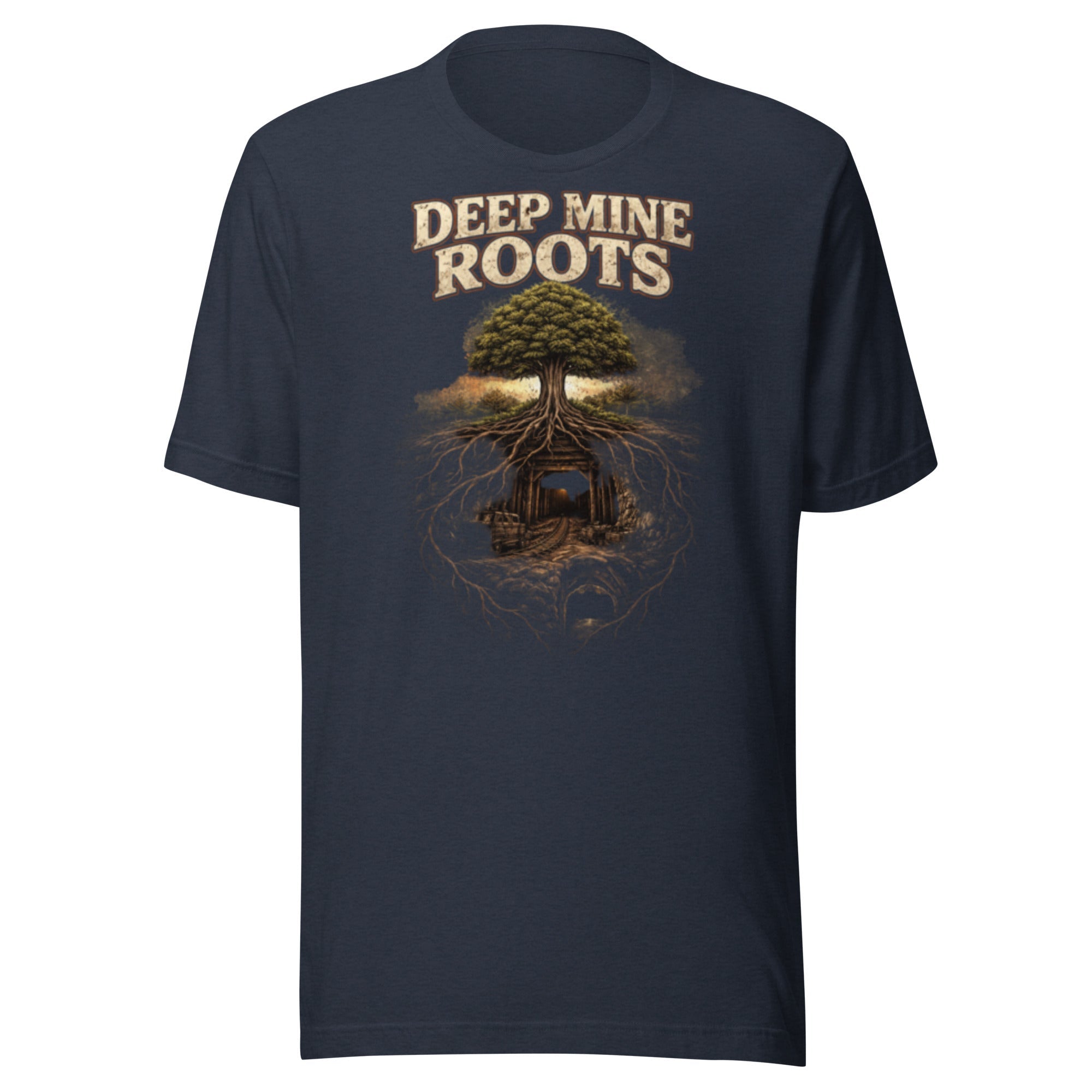 Kentucky Deep Roots Graphic T-Shirt | Mine Heritage Design | Classic - Bluegrass Elite Apparel LLC