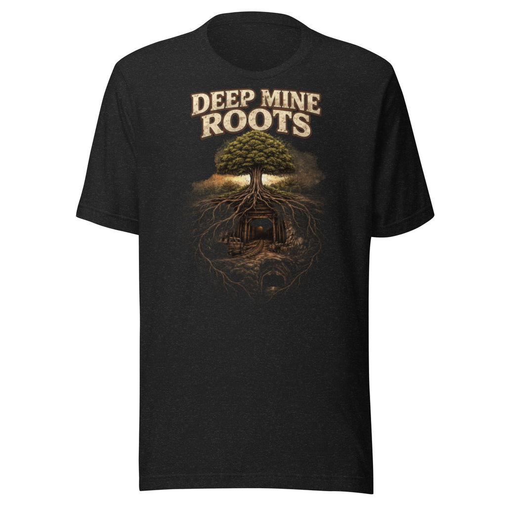 Kentucky Deep Roots Graphic T-Shirt | Mine Heritage Design | Classic - Bluegrass Elite Apparel LLC