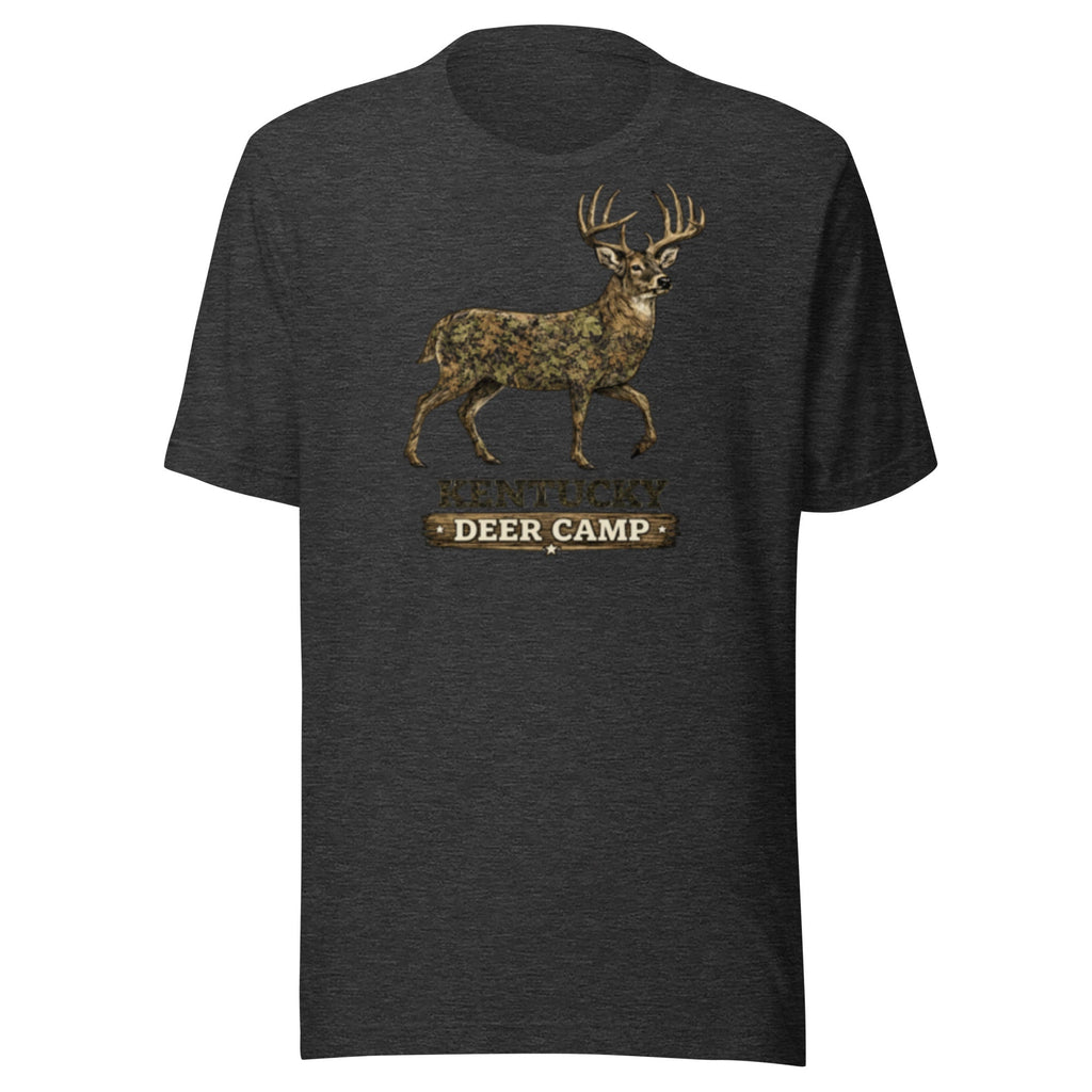 Kentucky Deer Camp Vintage Buck Graphic T-Shirt | Classic Outdoor Heritage | Classic - Bluegrass Elite Apparel LLC