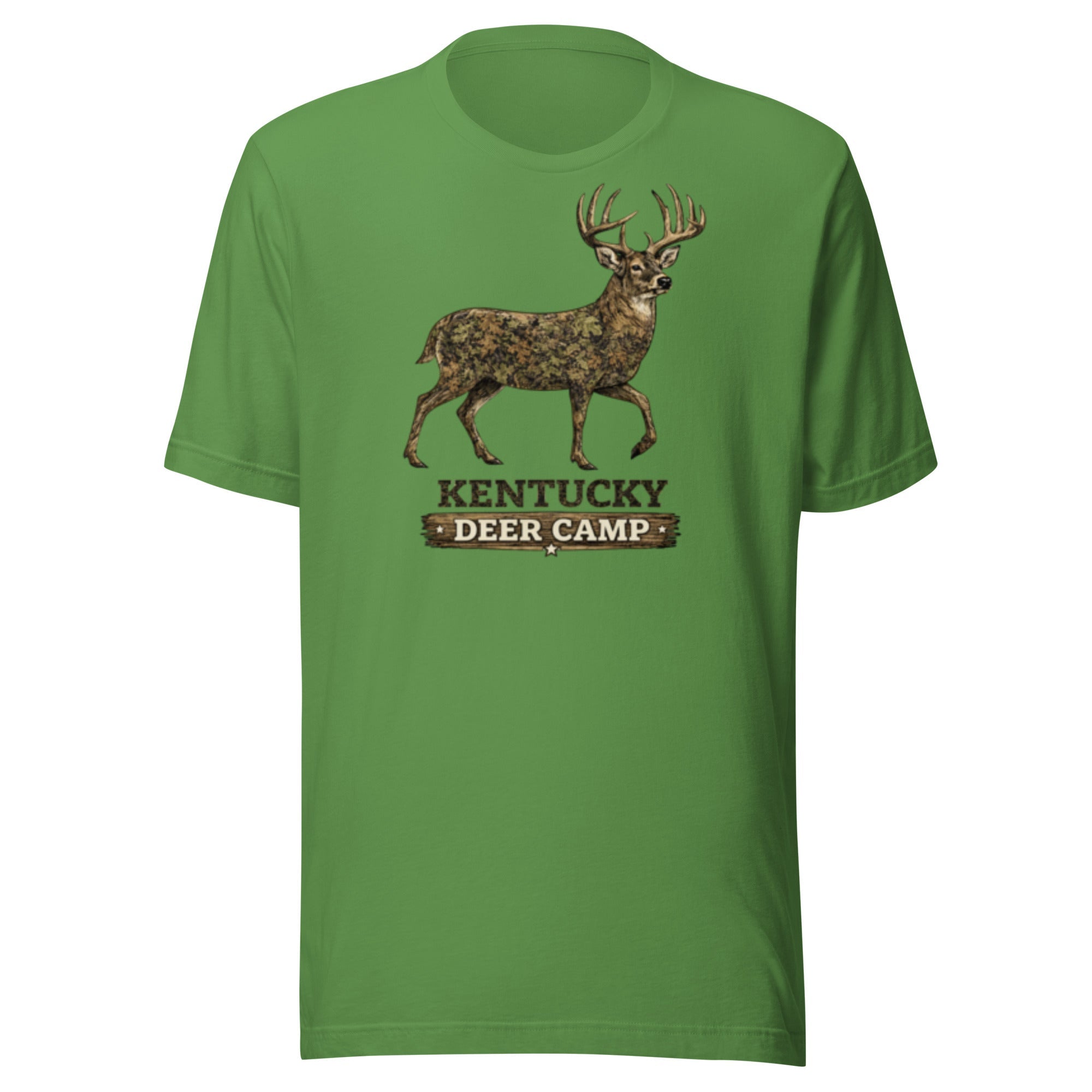 Kentucky Deer Camp Vintage Buck Graphic T-Shirt | Classic Outdoor Heritage | Classic - Bluegrass Elite Apparel LLC