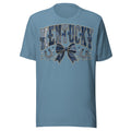 Kentucky Denim Bow Tee | Vintage Patchwork Design | Classic - Bluegrass Elite Apparel LLC