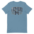 Kentucky Denim Bow Tee | Vintage Patchwork Design | Classic - Bluegrass Elite Apparel LLC