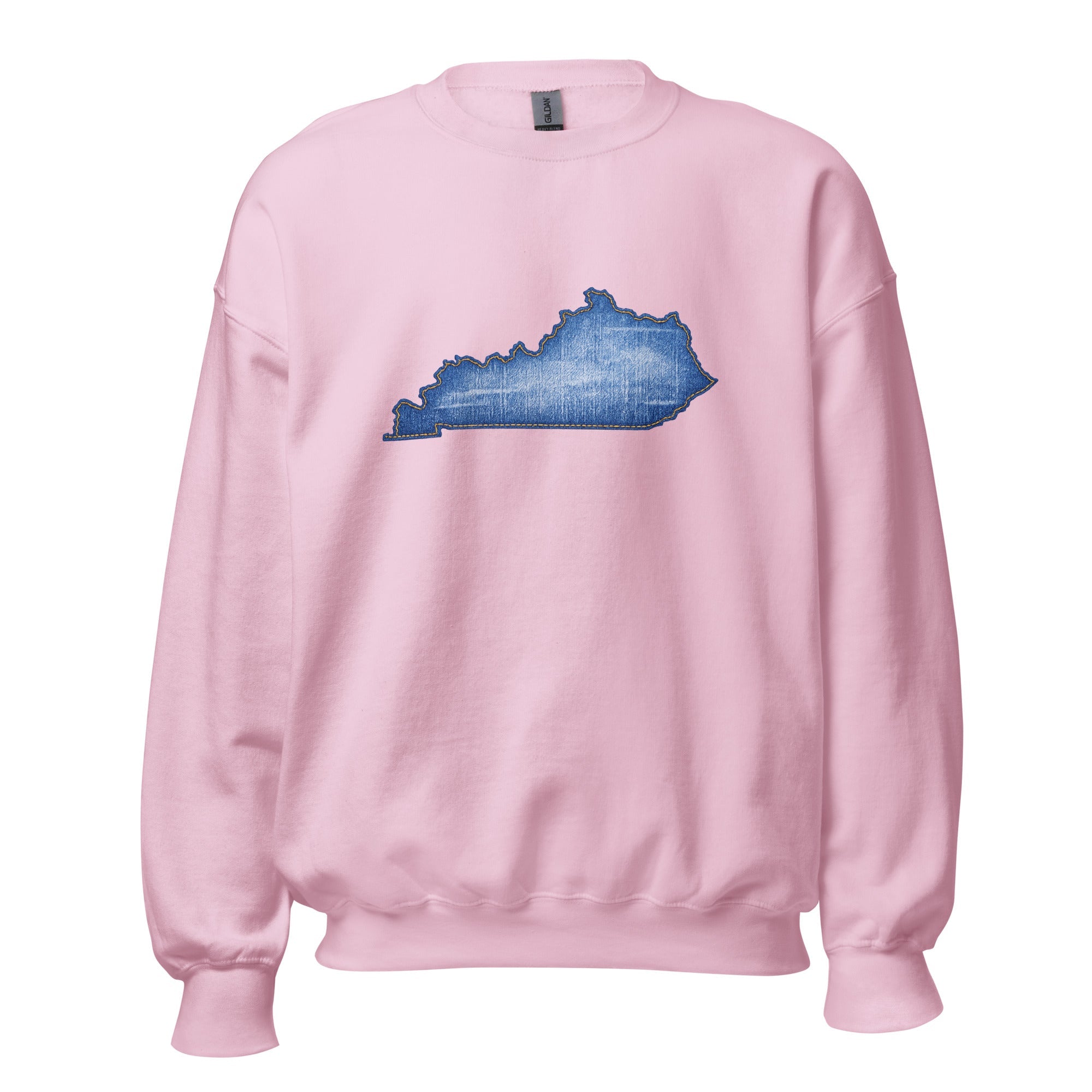 Kentucky Denim Patch Sweatshirt | Bluegrass State Design - Bluegrass Elite Apparel LLC