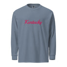 Kentucky Embroidered Long Sleeve Tee | Soft Garment - Dyed Comfort | Classic - Bluegrass Elite Apparel LLC