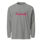 Kentucky Embroidered Long Sleeve Tee | Soft Garment - Dyed Comfort | Classic - Bluegrass Elite Apparel LLC