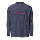 Kentucky Embroidered Long Sleeve Tee | Soft Garment - Dyed Comfort | Classic - Bluegrass Elite Apparel LLC