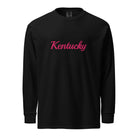 Kentucky Embroidered Long Sleeve Tee | Soft Garment - Dyed Comfort | Classic - Bluegrass Elite Apparel LLC
