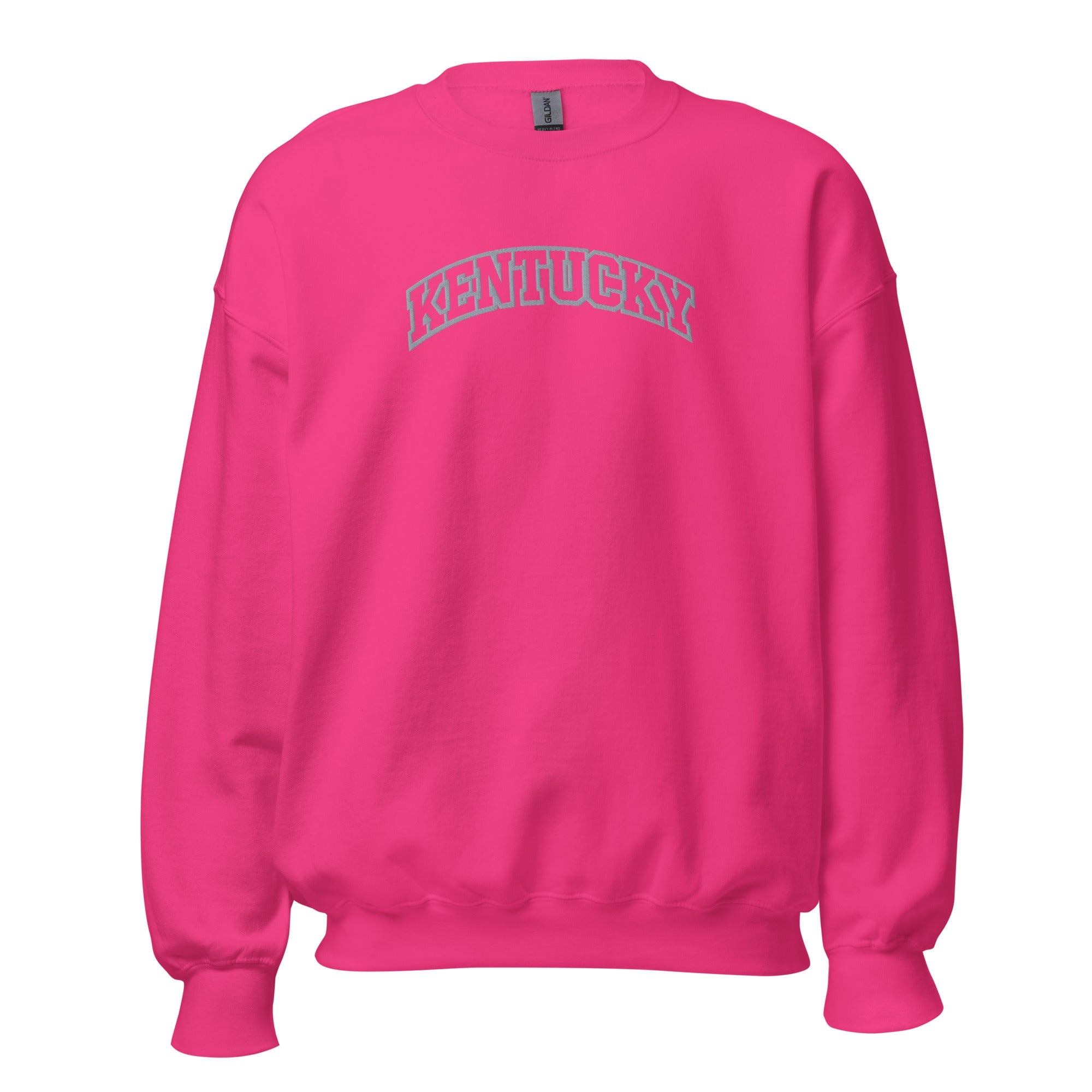 Kentucky Embroidered Sweatshirt | Arched Heritage Design | Unisex - Bluegrass Elite Apparel LLC