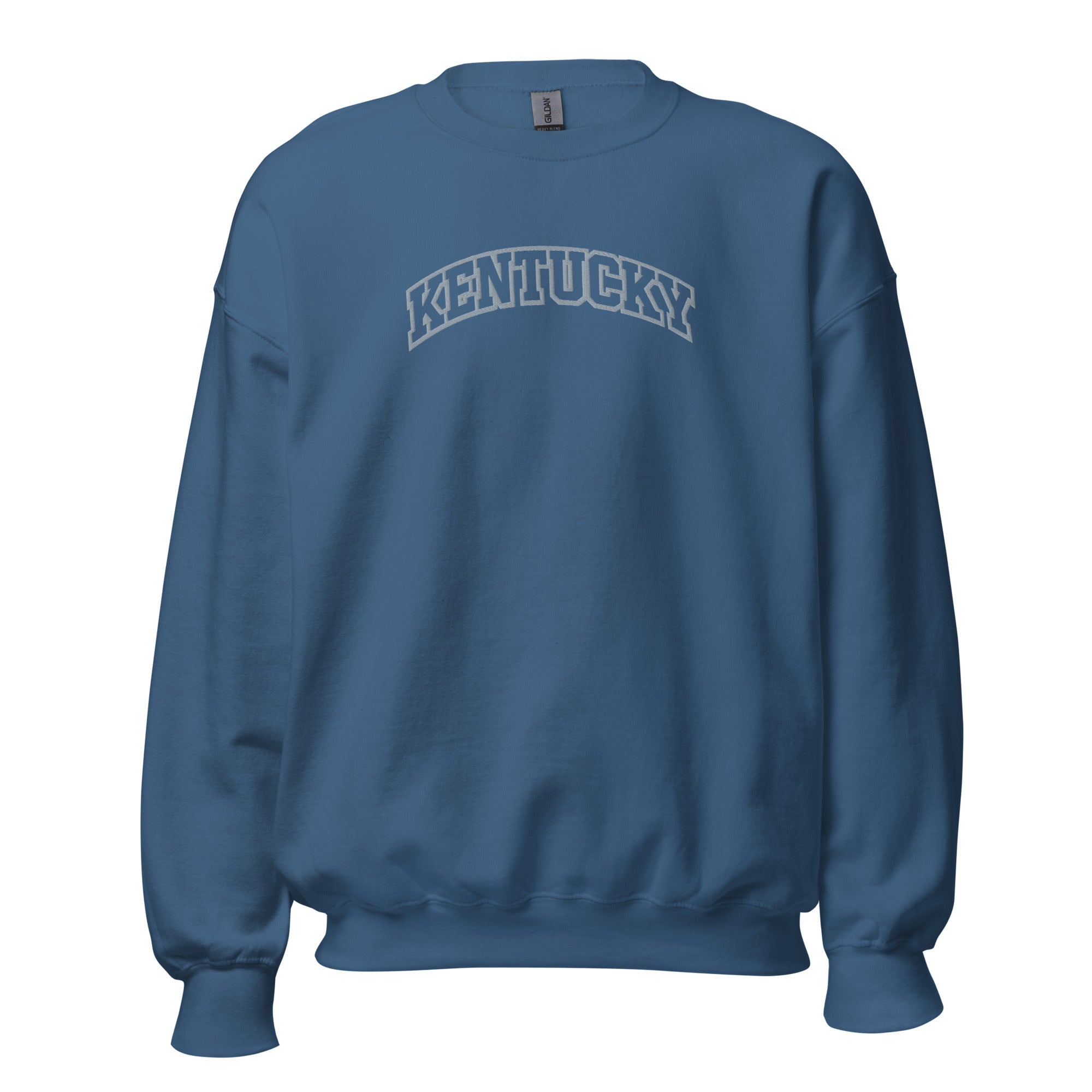 Kentucky Embroidered Sweatshirt | Arched Heritage Design | Unisex - Bluegrass Elite Apparel LLC