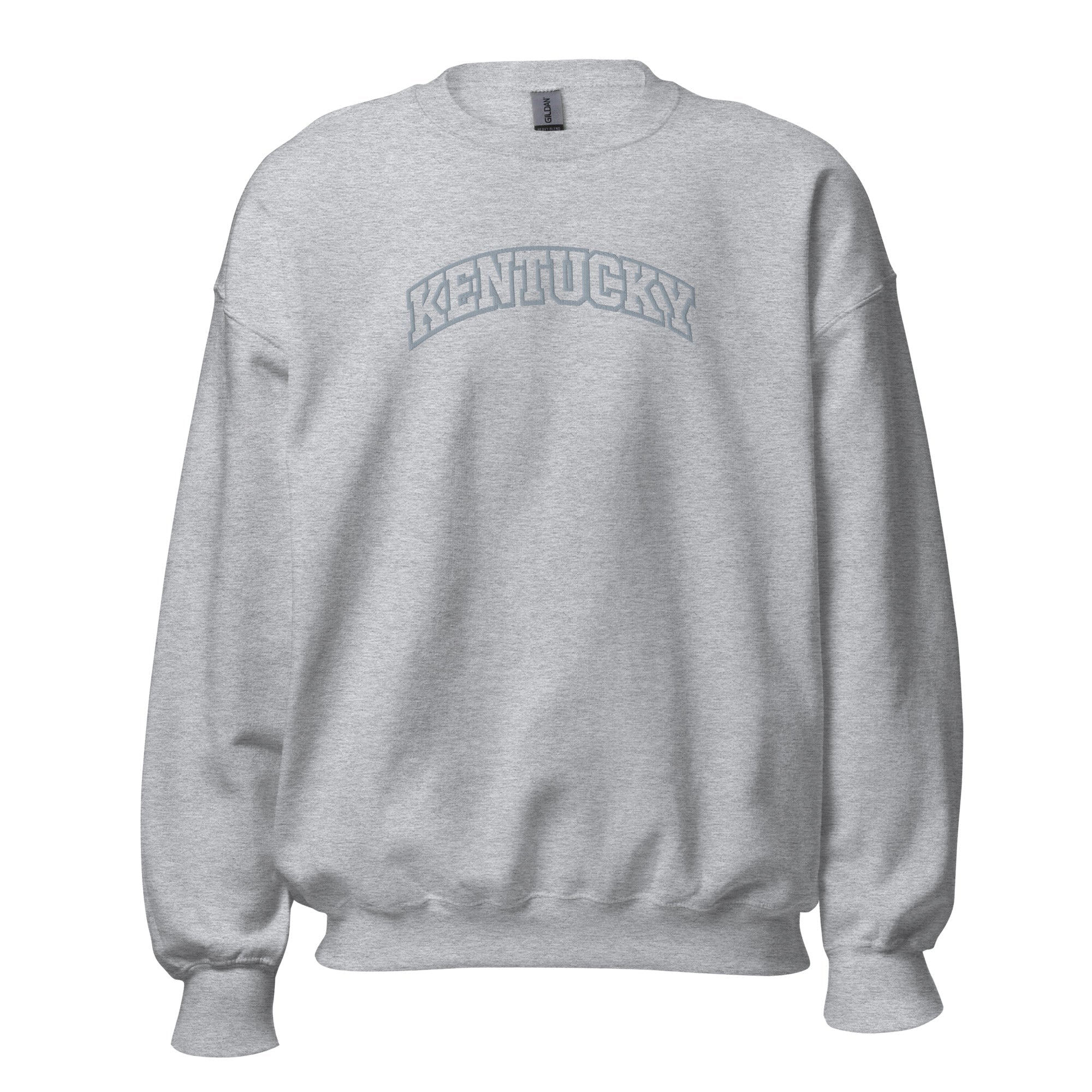 Kentucky Embroidered Sweatshirt | Arched Heritage Design | Unisex - Bluegrass Elite Apparel LLC