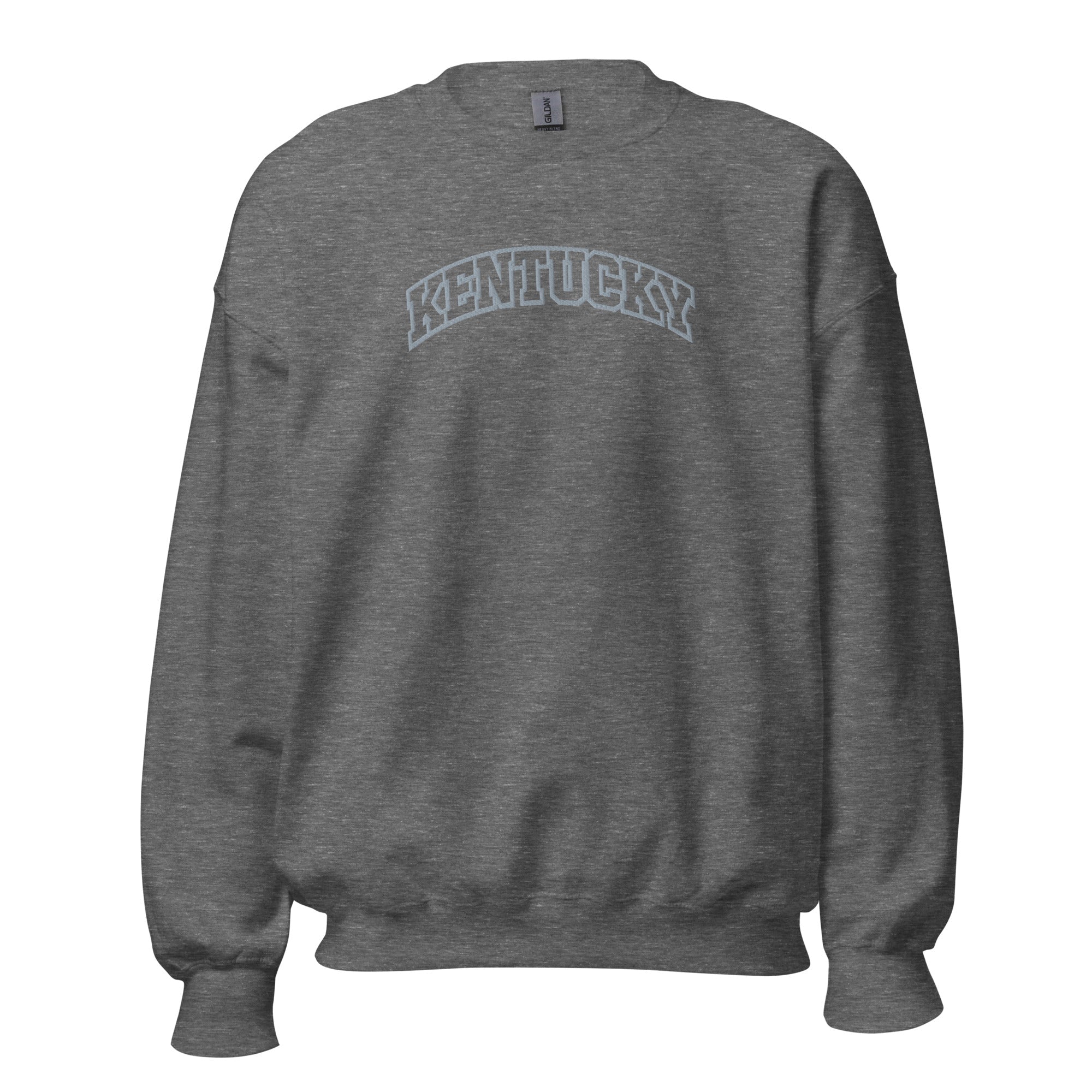 Kentucky Embroidered Sweatshirt | Arched Heritage Design | Unisex - Bluegrass Elite Apparel LLC