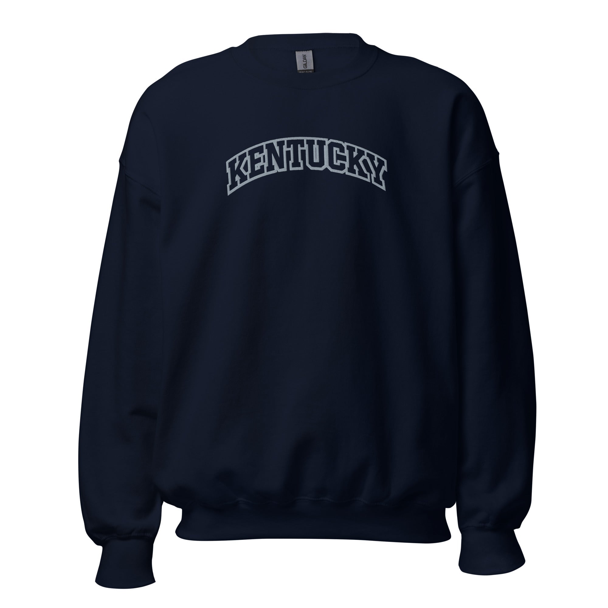 Kentucky Embroidered Sweatshirt | Arched Heritage Design | Unisex - Bluegrass Elite Apparel LLC
