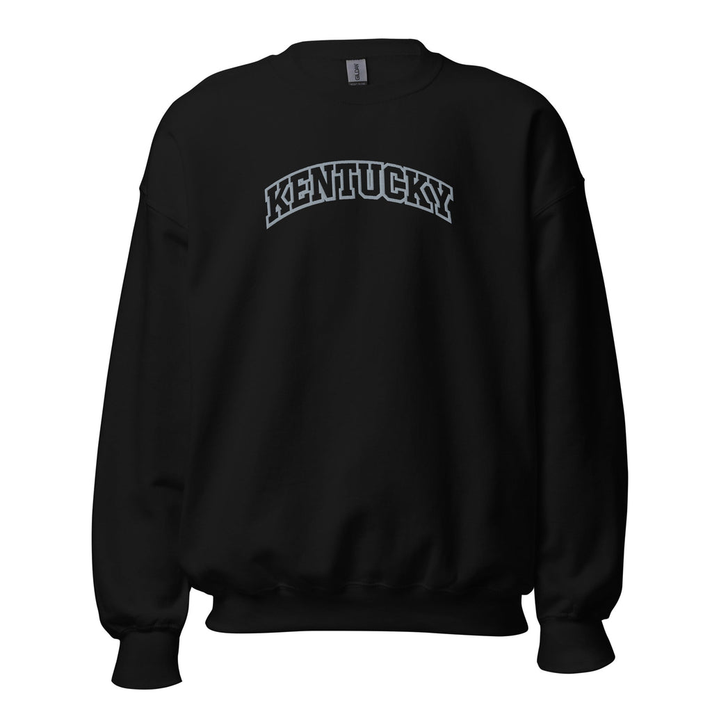 Kentucky Embroidered Sweatshirt | Arched Heritage Design | Unisex - Bluegrass Elite Apparel LLC