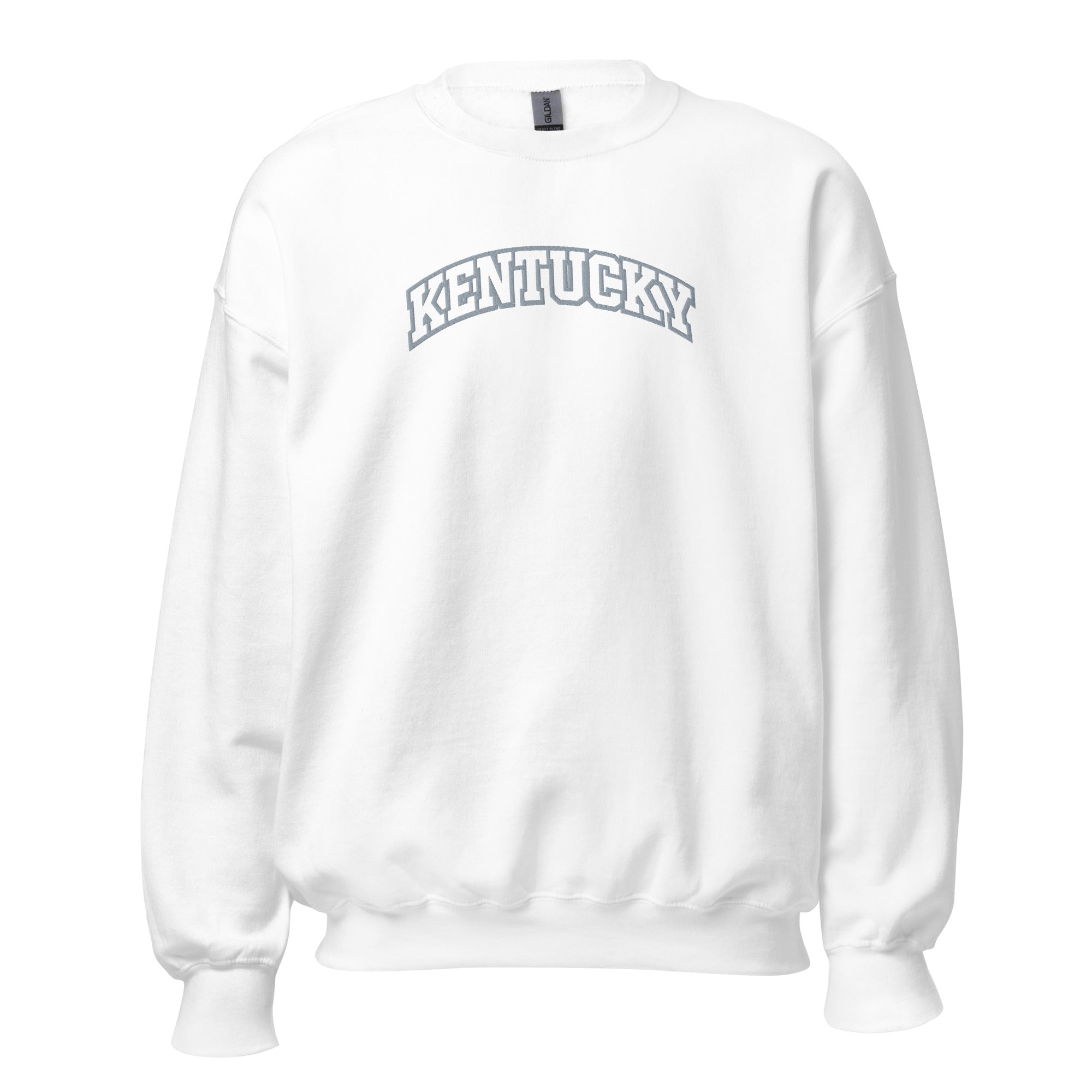 Kentucky Embroidered Sweatshirt | Arched Heritage Design | Unisex - Bluegrass Elite Apparel LLC