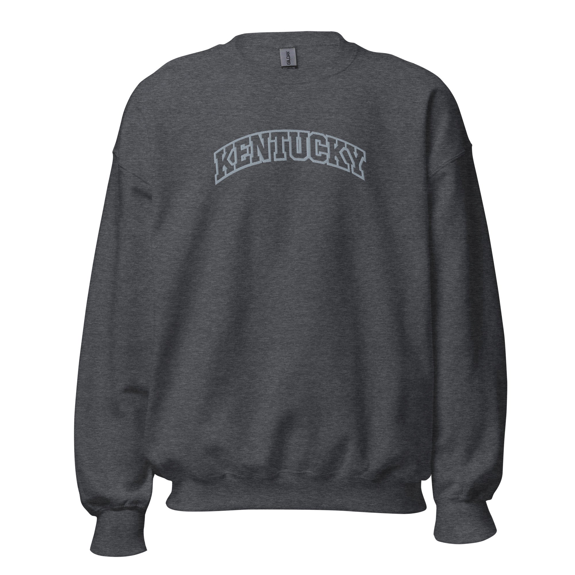Kentucky Embroidered Sweatshirt | Arched Heritage Design | Unisex - Bluegrass Elite Apparel LLC