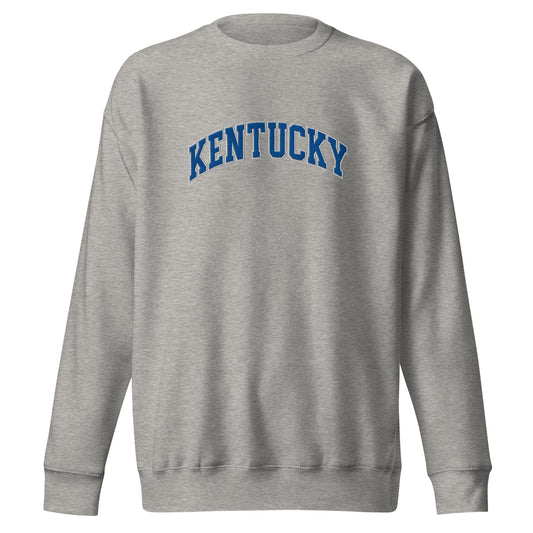 Kentucky Embroidered Sweatshirt | Classic Streetwear Style | Premium - Bluegrass Elite Apparel LLC