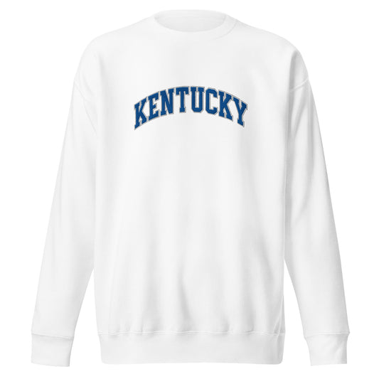 Kentucky Embroidered Sweatshirt | Classic Streetwear Style | Premium - Bluegrass Elite Apparel LLC