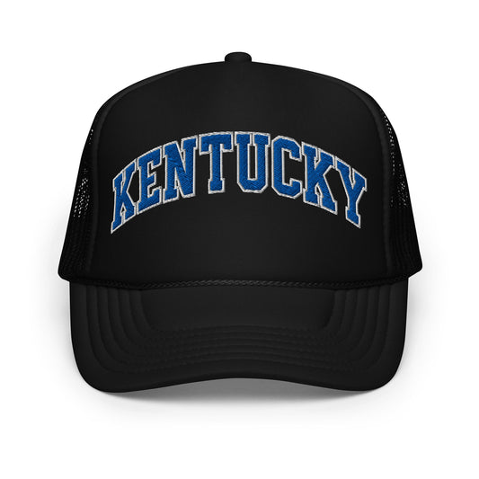 Kentucky Embroidered Trucker Hat | Foam Mesh Snapback | Premium - Bluegrass Elite Apparel LLC