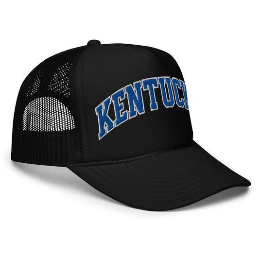 Kentucky Embroidered Trucker Hat | Foam Mesh Snapback | Premium - Bluegrass Elite Apparel LLC