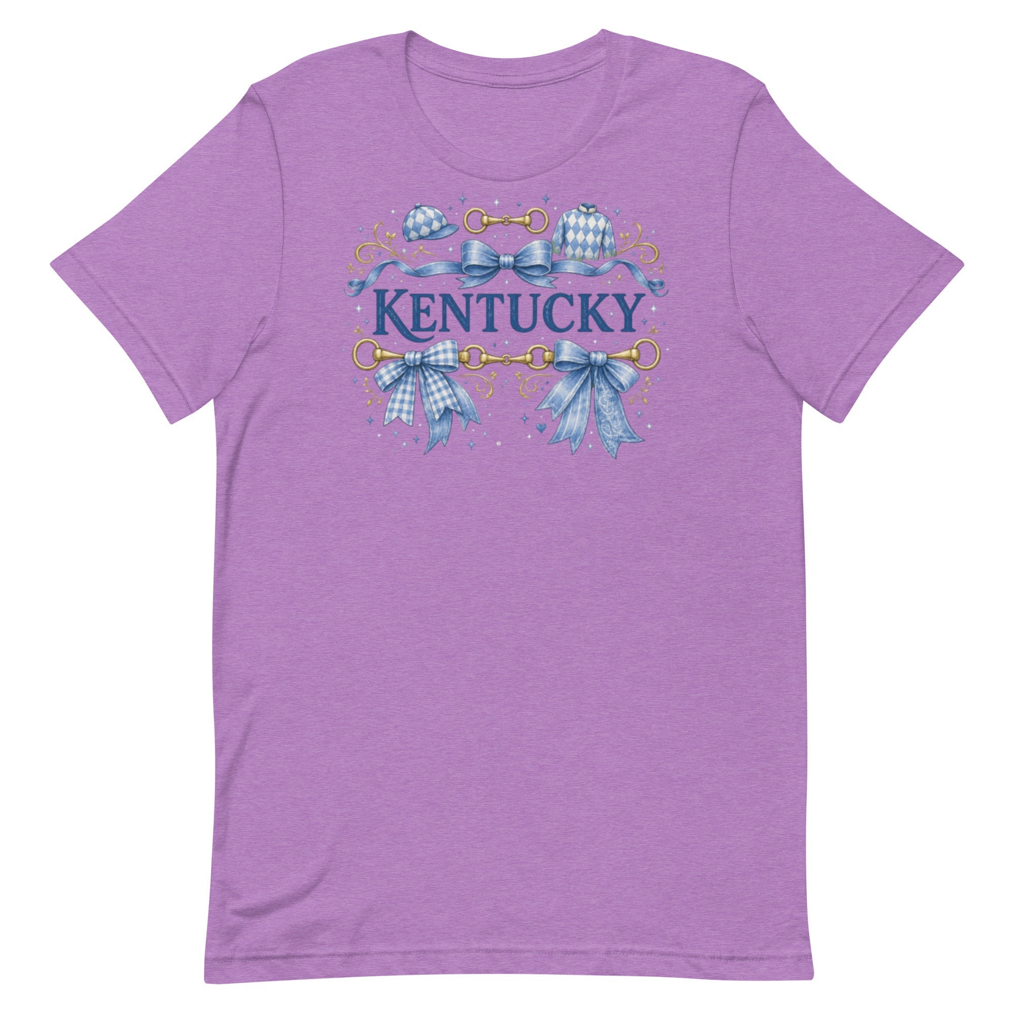 Kentucky Equestrian Ribbon Tee | Bluegrass Bow Design | Classic - Bluegrass Elite Apparel LLC