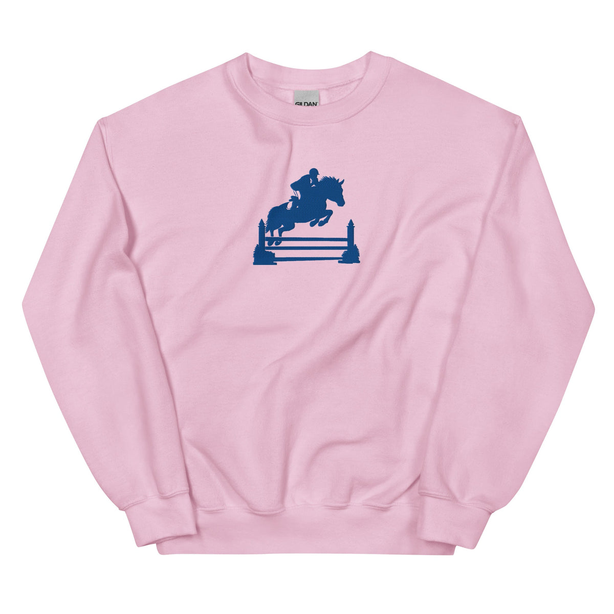 Kentucky Equestrian Silhouette Sweatshirt | Minimal Horse Jumper Design - Bluegrass Elite Apparel LLC