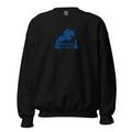 Kentucky Equestrian Silhouette Sweatshirt | Minimal Horse Jumper Design - Bluegrass Elite Apparel LLC