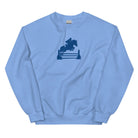 Kentucky Equestrian Silhouette Sweatshirt | Minimal Horse Jumper Design - Bluegrass Elite Apparel LLC