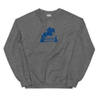 Kentucky Equestrian Silhouette Sweatshirt | Minimal Horse Jumper Design - Bluegrass Elite Apparel LLC