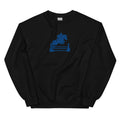 Kentucky Equestrian Silhouette Sweatshirt | Minimal Horse Jumper Design - Bluegrass Elite Apparel LLC