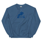 Kentucky Equestrian Silhouette Sweatshirt | Minimal Horse Jumper Design - Bluegrass Elite Apparel LLC