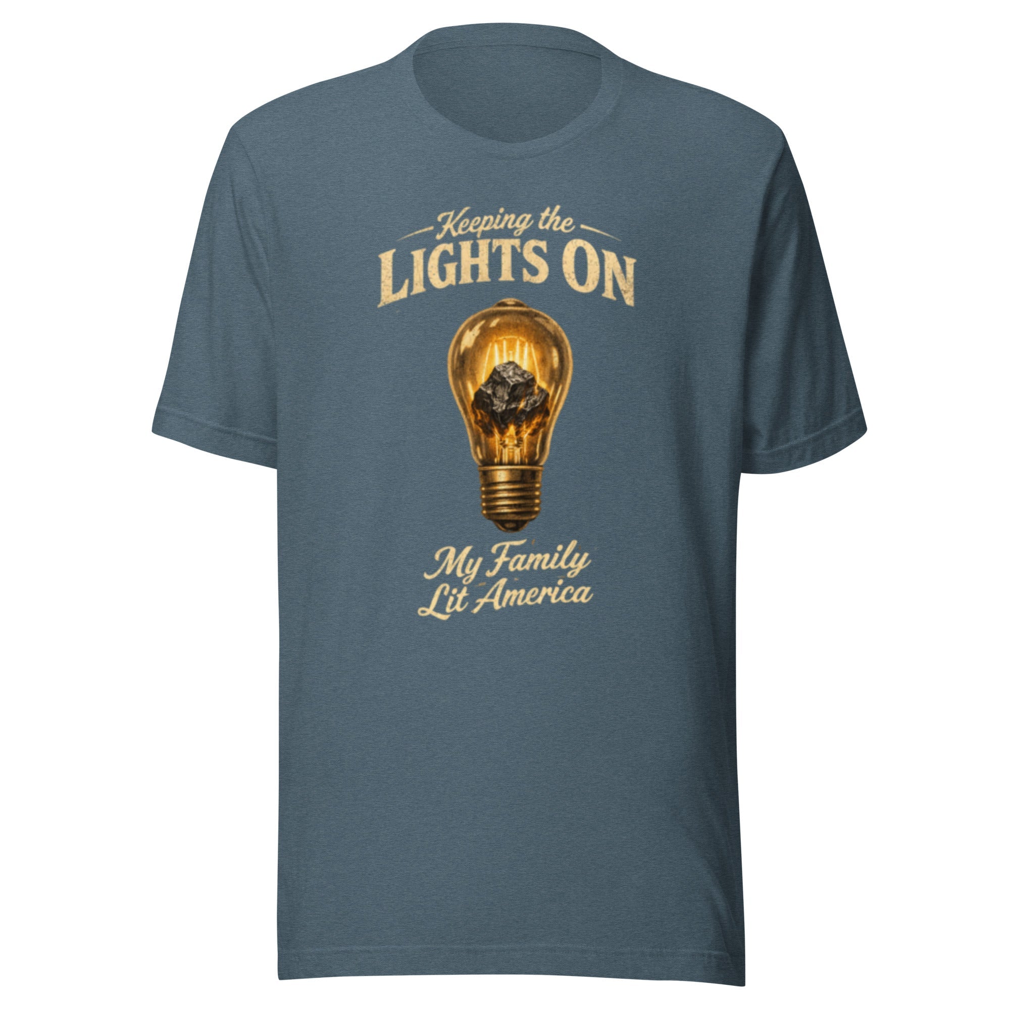 Kentucky Family Legacy Light T-Shirt | Keeping the Lights On Design | Classic - Bluegrass Elite Apparel LLC