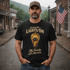 Kentucky Family Legacy Light T-Shirt | Keeping the Lights On Design | Classic - Bluegrass Elite Apparel LLC
