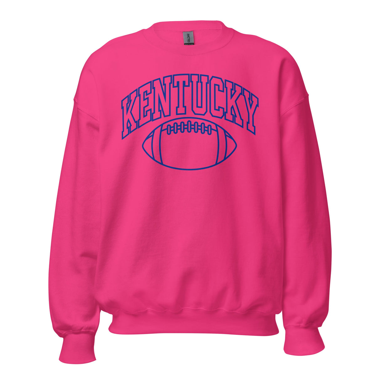 Kentucky Game Day Outline Crewneck Sweatshirt - Bluegrass Elite Apparel LLC