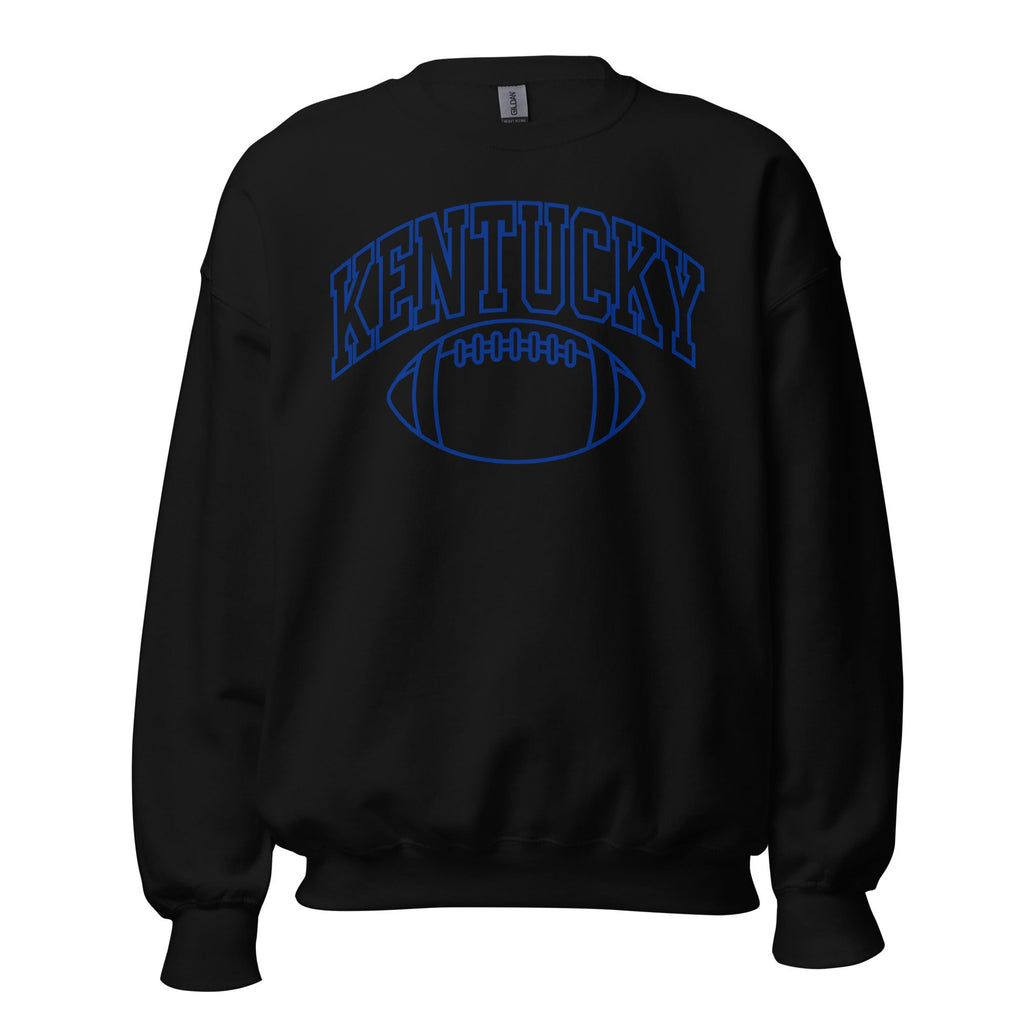 Kentucky Game Day Outline Crewneck Sweatshirt - Bluegrass Elite Apparel LLC