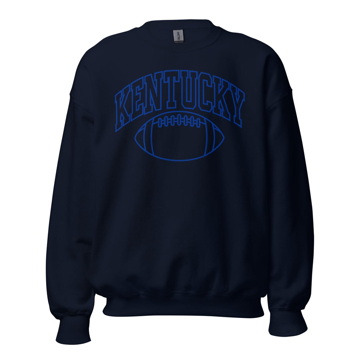 Kentucky Game Day Outline Crewneck Sweatshirt - Bluegrass Elite Apparel LLC