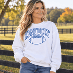 Kentucky Game Day Outline Crewneck Sweatshirt - Bluegrass Elite Apparel LLC