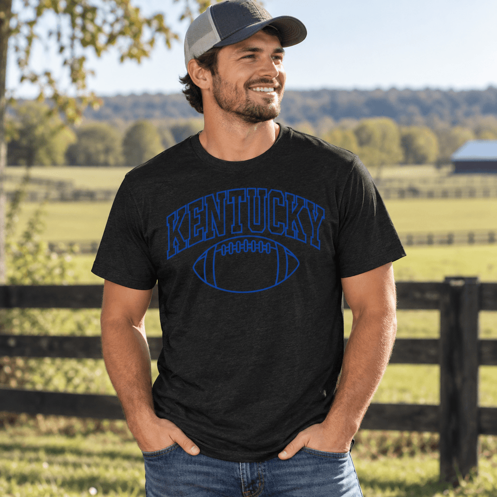 Kentucky Game Day Outline Elite Tee - Bluegrass Elite Apparel LLC