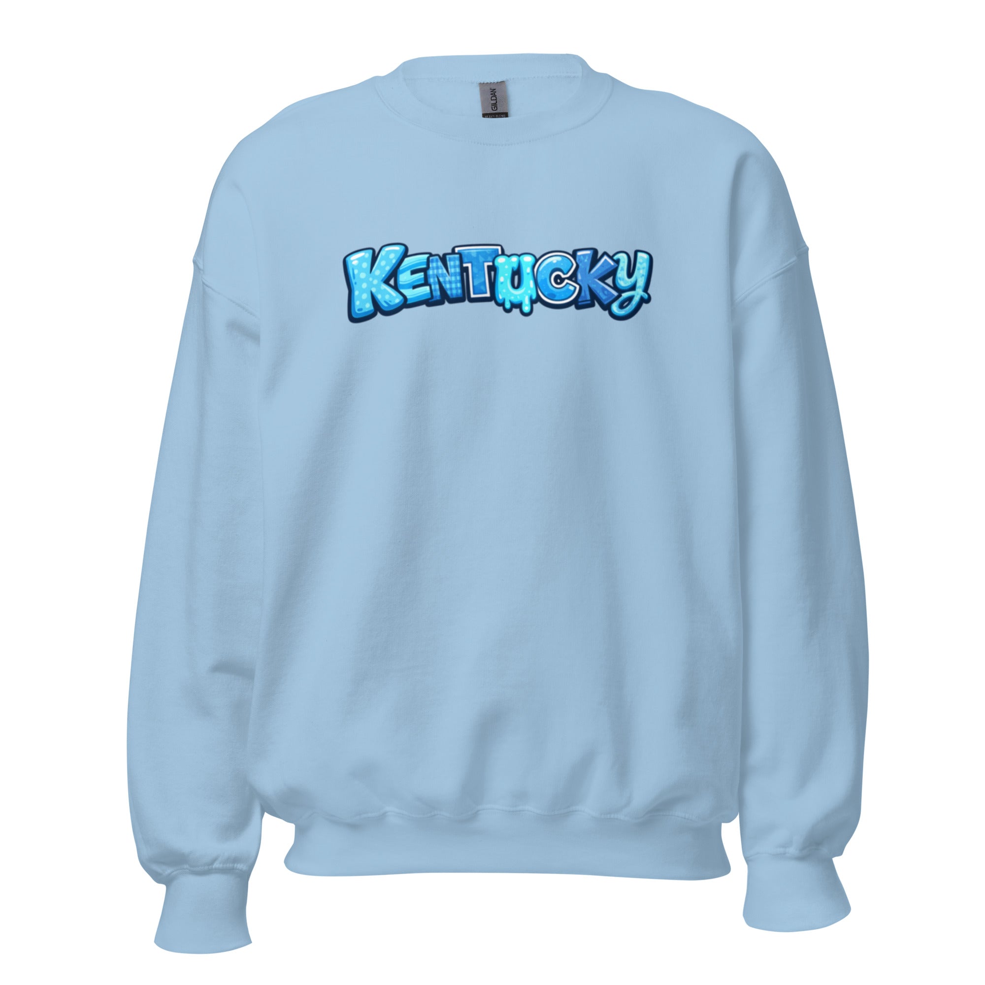 Kentucky Graphic Sweatshirt | Playful Blue Design | Unisex Fit - Bluegrass Elite Apparel LLC