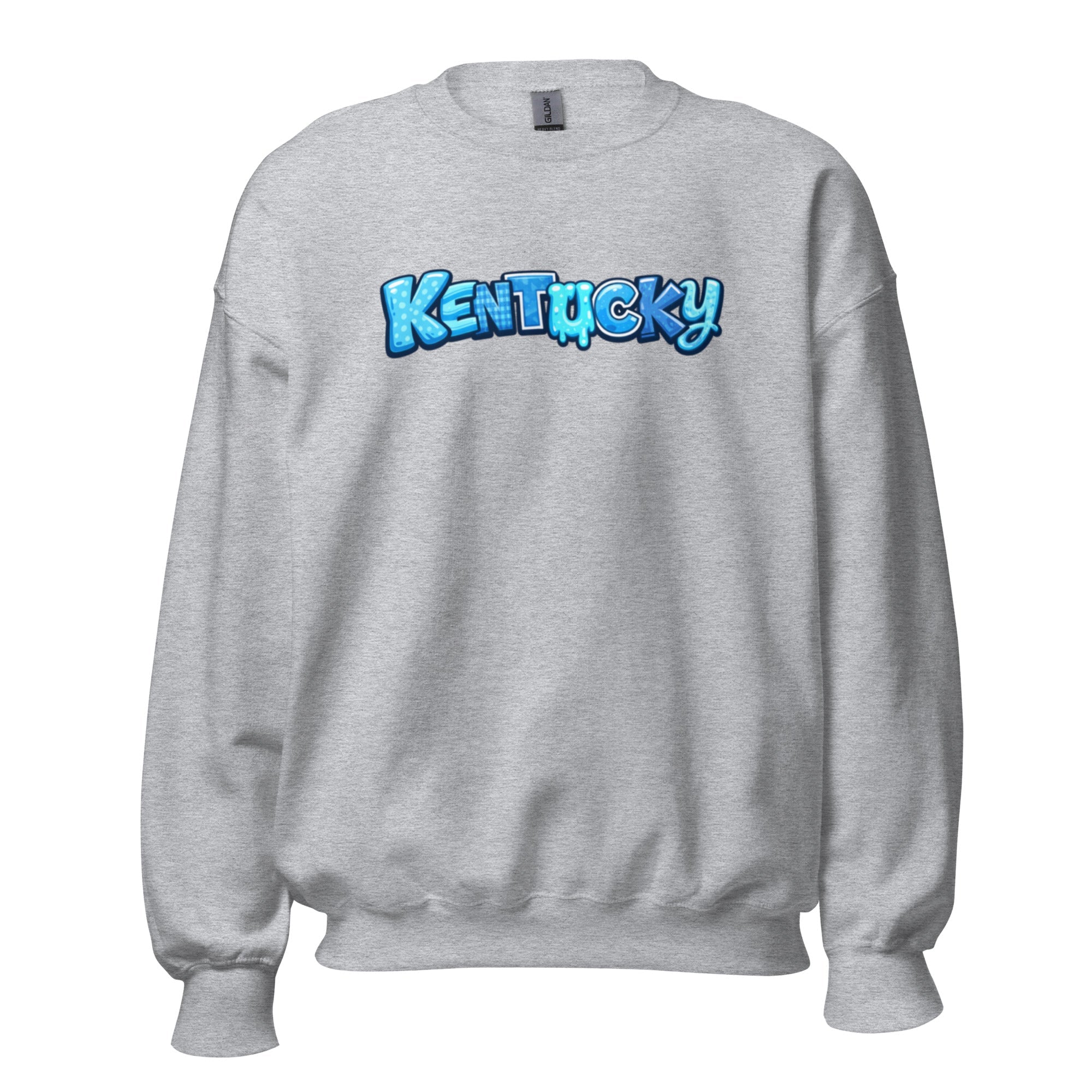 Kentucky Graphic Sweatshirt | Playful Blue Design | Unisex Fit - Bluegrass Elite Apparel LLC
