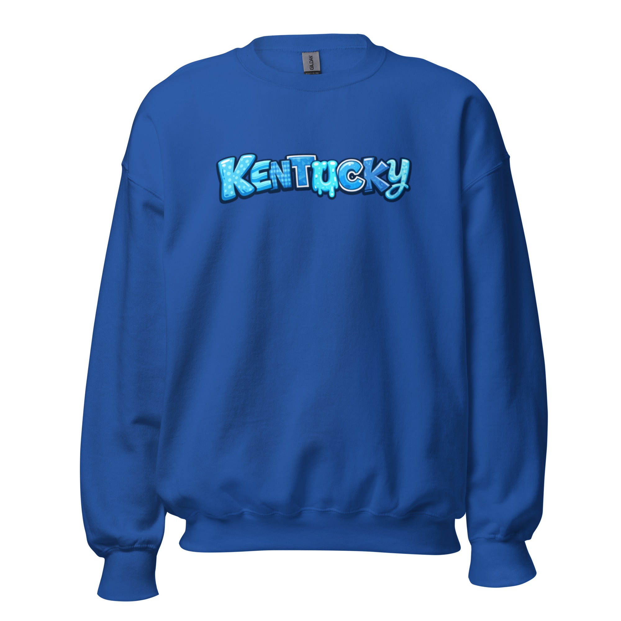 Kentucky Graphic Sweatshirt | Playful Blue Design | Unisex Fit - Bluegrass Elite Apparel LLC
