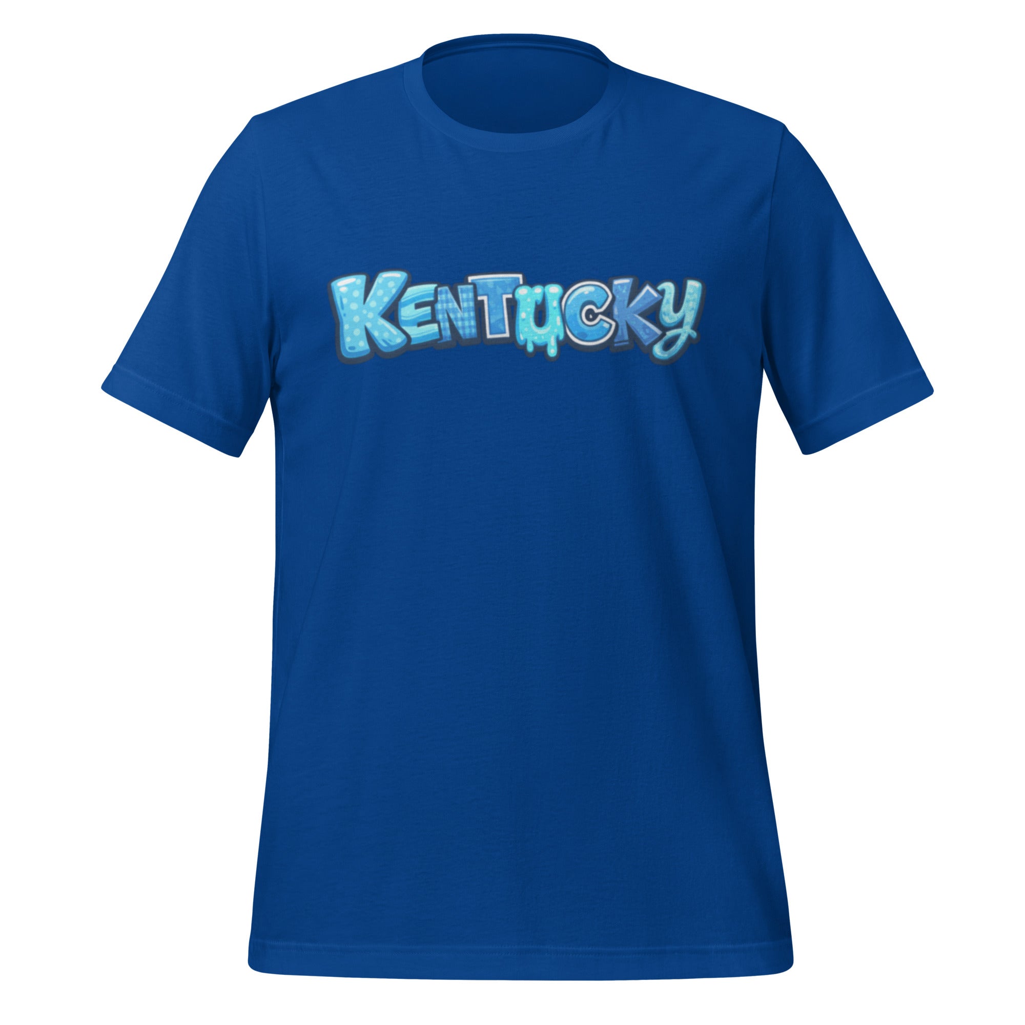 Kentucky Graphic T-Shirt | Playful Blue Design | Classic Cotton - Bluegrass Elite Apparel LLC
