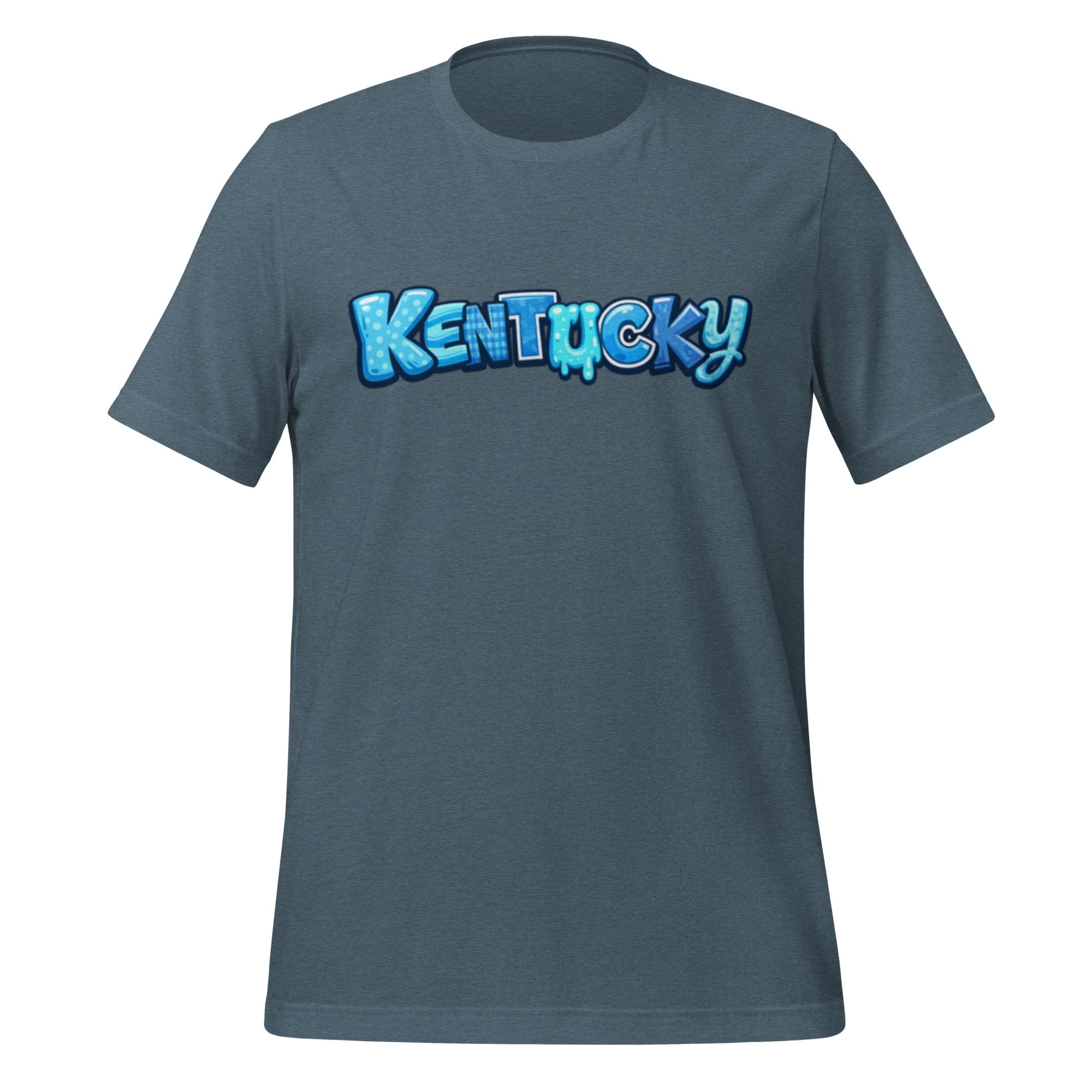 Kentucky Graphic T-Shirt | Playful Blue Design | Classic Cotton - Bluegrass Elite Apparel LLC