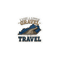 Kentucky Gravel Travel Sticker | Blue State Road Design | Bubble-Free Vinyl - Bluegrass Elite Apparel LLC
