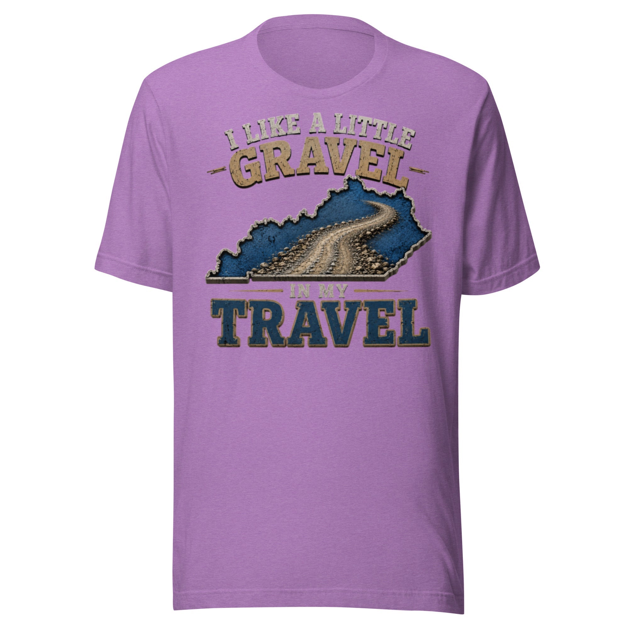 Kentucky Gravel Travel Tee | Blue State Road Design | Classic - Bluegrass Elite Apparel LLC