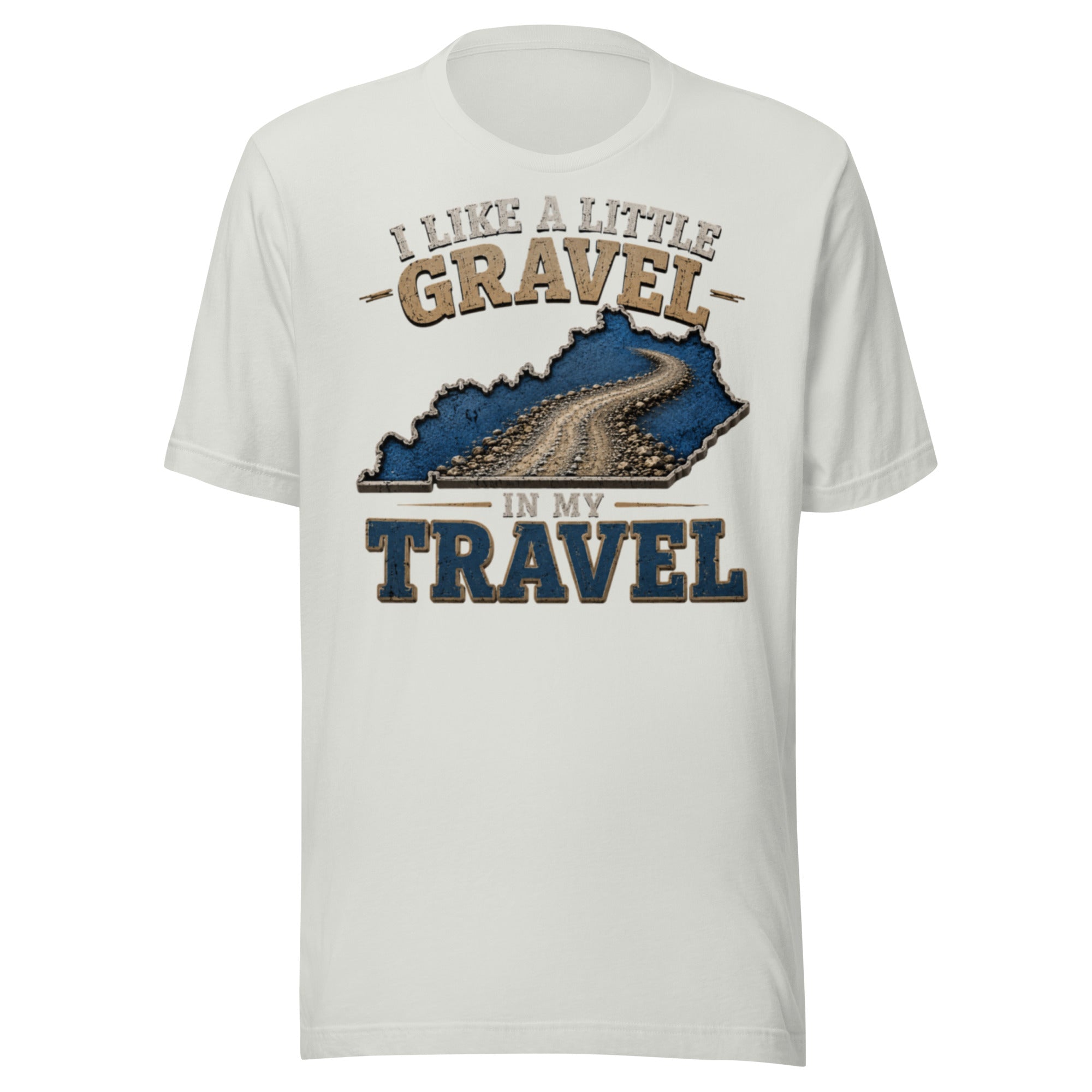 Kentucky Gravel Travel Tee | Blue State Road Design | Classic - Bluegrass Elite Apparel LLC